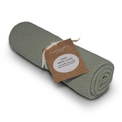 Aspegren Handtuch "Knit with Love" Solid Mint