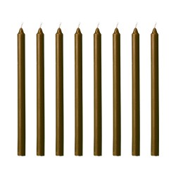 Kerzen Set 20cm Dunkelbraun