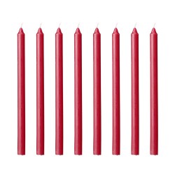 Kerzen Set 20cm Rot