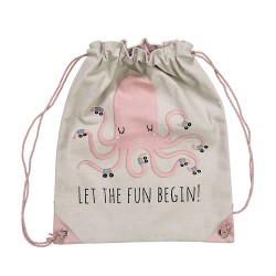 Turnbeutel "Let the fun begin"