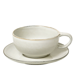 Nordic Sand Tasse mit Untertasse