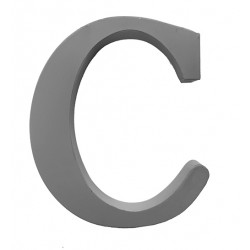 Vintage Buchstabe C