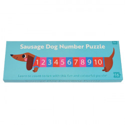 Puzzle "Dackel mit Nummern"