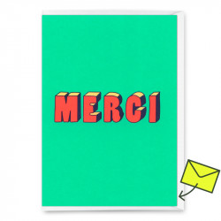 Deli Cards Klappkarte "Merci"
