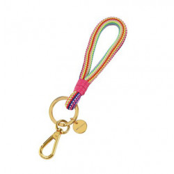 Schlüsselband kurz Rainbow Pink