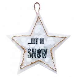 Konfettistern LET IT SNOW