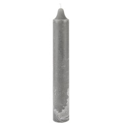 Rustic Kerze Grau Ø 3,8cm 