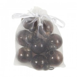 Minikugel Set "Pebbled" Mocca 