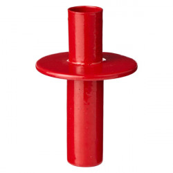 Kerzenhalter Flaschenstecker für schmale Kerzen Rot