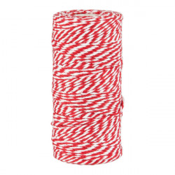 Garn rot-weiß 100m 