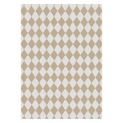 5 Meter Geschenkpapier Harlekin Beige 