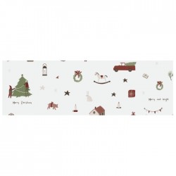 5 Meter Geschenkpapier Weihnachtszeit 