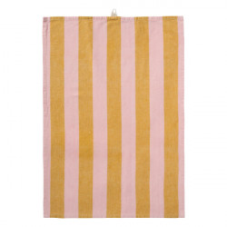 Geschirrtuch "Linus" Rosa Gelb