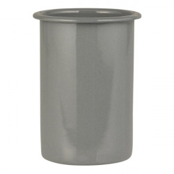 Emaille Gefäß 12cm Grau