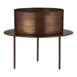 Kerzenhalter mit Spießen für Stumpenkerzen "Vintage Kupfer"