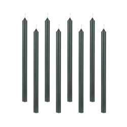 Kerzen Set 20cm Moosgrün 