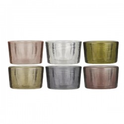 Glaskerzenhalter Set Vega 3cm