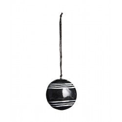 Kugel "Nostalgie" mit Streifen 