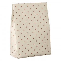 Geschenktütchen mit roten Herzen Groß 