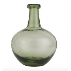 Glasballon Vase Grün