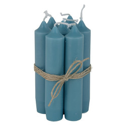 Stabkerzen 8er Set Petrol