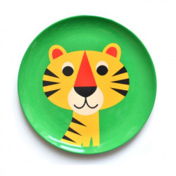 Melamin Kinderteller Tiger
