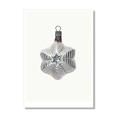 Karte Anhänger Bauernsilber Stern