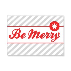 Karte BE MERRY