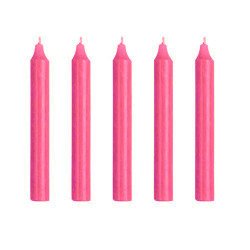Kerzen Set 19,5cm Fuchsia