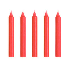 Kerzen Set 19,5cm Rot