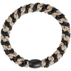 Kknekki Haargummi Black Beige Glitter