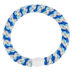 Kknekki Haargummi Mix Electric Blue Türkis Glitter 
