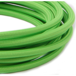 Textilkabel 3 Meter Lime Green