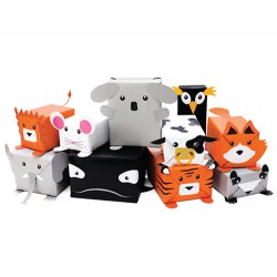 Geschenkpapier Set ANIMALS