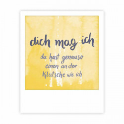 Pickmotion Mini Pic Karte "Dich mag ich" 
