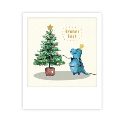 Pickmotion Mini Pic Karte "Frohes Fest Dino" 