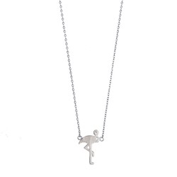 Halskette "Flamingo" Silber 