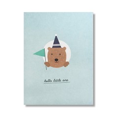 Karte Papier Ahoi "Hello little one"