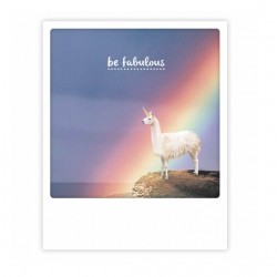 Pickmotion Karte "Be fabulous Lama"