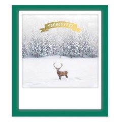 Pickmotion Klappkarte "Frohes Fest Hirsch"