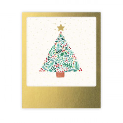 Pickmotion Mini Pic Karte "Christmas Tree Gold" 