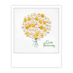 Pickmotion Karte "Gute Besserung Blumen"