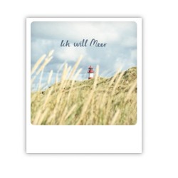 Pickmotion Karte "Ich will Meer"