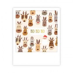 Pickmotion Mini Pic Karte "Ho Ho Ho Rentiere"
