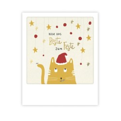 Pickmotion Mini Pic Karte "Nur das Beste zum Feste" 