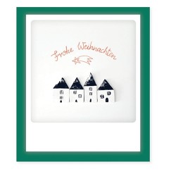 Pickmotion Klappkarte "Frohe Weihnachten Sternschnuppenstadt"