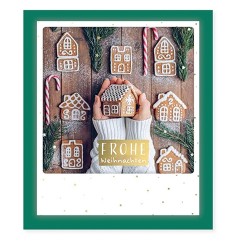Pickmotion Klappkarte "Weihnachtliche Kekshäuser"