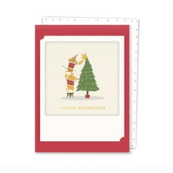 Pickmotion Mini Pic Klappkarte "Frooohe Weihnachten Mäuschen" 