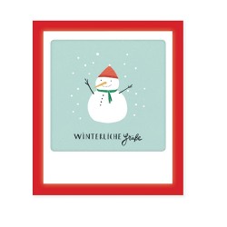 Pickmotion Mini Pic Klappkarte "Winterliche Grüße" 