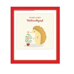 Pickmotion Mini Pic Klappkarte "Kleiner, feiner Weihnachtsgruß" 